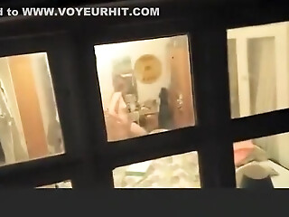 Voyeur Spies Teen Through Her Bedroom Window