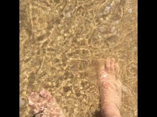 Day At The Beach With Mr Manlyfoot